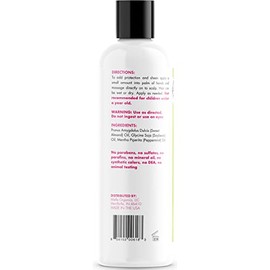 Mielle Organics Aceite de menta y almendras – Aceite ligero para el cuero cabelludo seco para bloquear la humedad y ayudar a fomentar un cabello más largo y saludable – Adecuado para todo tipo de cabello (8 onzas líquidas)