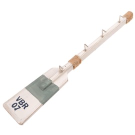 OKUMEYR Paddle Hook Wall Mounted Clothing Rack Hangers Heavy Duty Metal Clothes Rack Nautical Oar Paddle Decor Nautical Oar Wall Decoration Nautical Decor Beach House Ocean Wood Key Hat