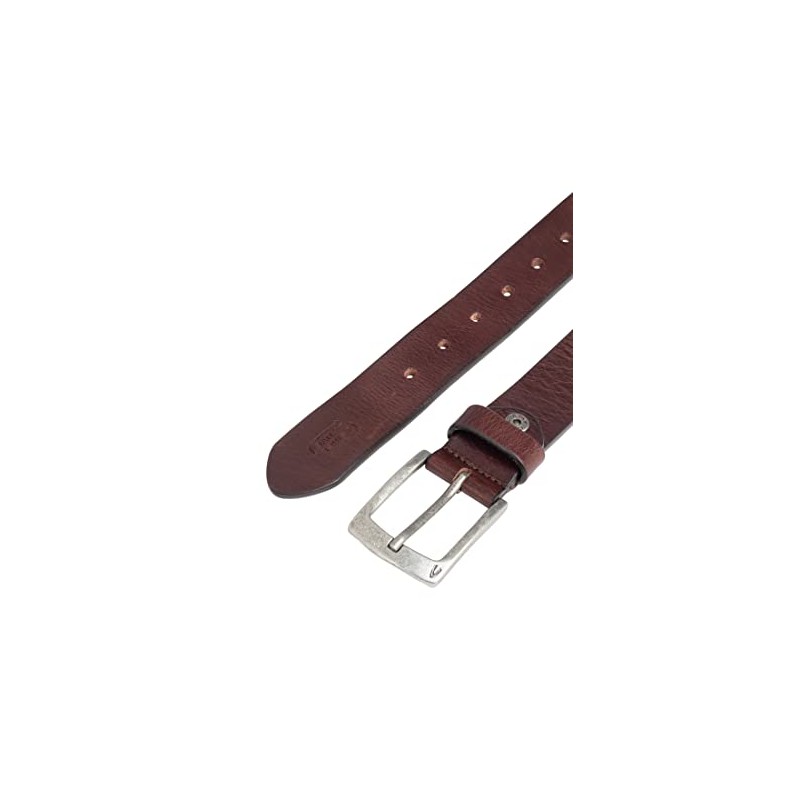 camel active Men's Leather Belt, dark brown