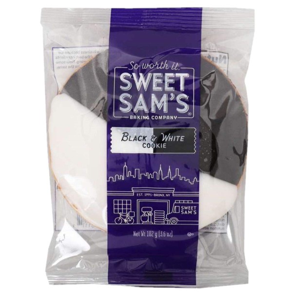 Sweet Sam's Black and White Cookies From New York Individually