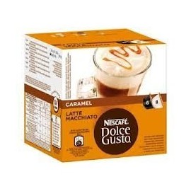 Nescafe Dolce Gusto Caramel Latte Macchiato x 4 packs (64 pods, 32 servings)