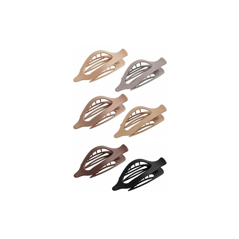 6 PCS Flat Hair Clips for Thick Thin Hair