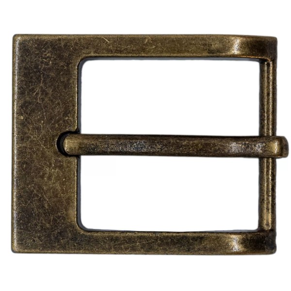 TheBeltShoppe.com Bronze Finish Rectangular Belt Buckle for 1 1/2" Belts