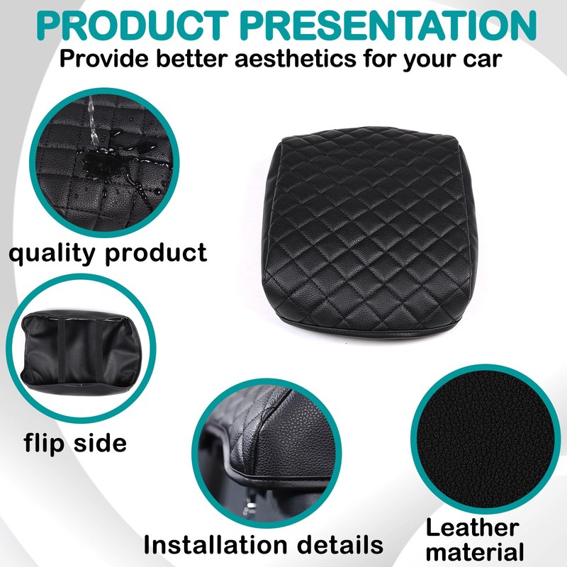 Hudiriy Center Console Protector Pad Automobile Armrest Box Cover Compatible