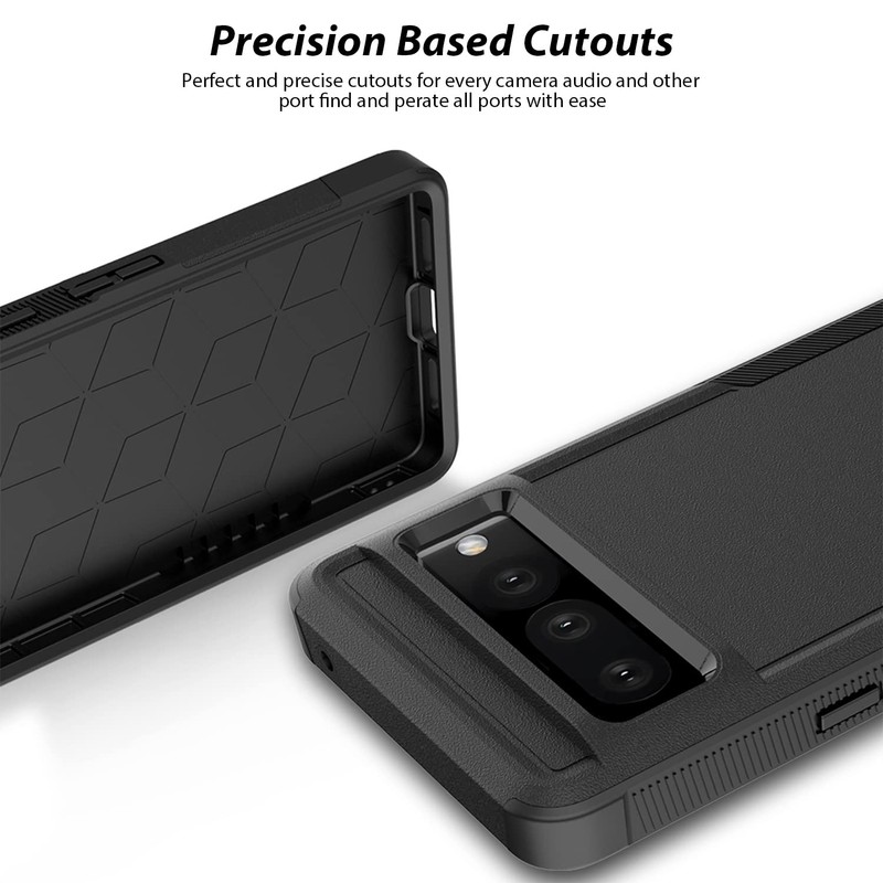 ZUSLAB Rugged Case for Pixel 7 Pro Rugged Defender Protective