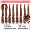 Xtrend 22 Inch French Curly Braiding Hair Pre-curled Bouncy Braiding