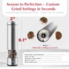 Electric Salt and Pepper Grinder - Battery Operated Stainless Steel