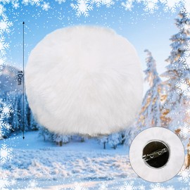 LXONTSG Fancy Dress Rabbit Tail, Rabbit Tail Cosplay Accessories, Fancy Dress Rabbit Tail Plush, Happy Easter Party Rabbit Tail Accessories, Fancy Dress Rabbit Tail Women, White