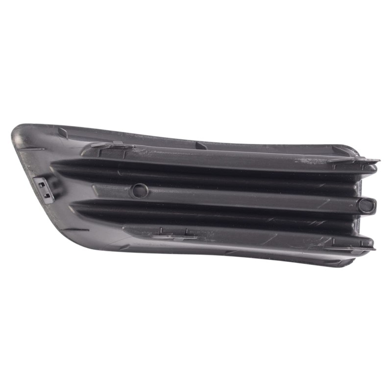 TRQ Front Left Fog Light Hole Cover Black Drivers Side