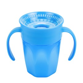 Dr. Brown's Cheers 360 Spoutless Training Cup, 6m+, 7 Ounce, Blue