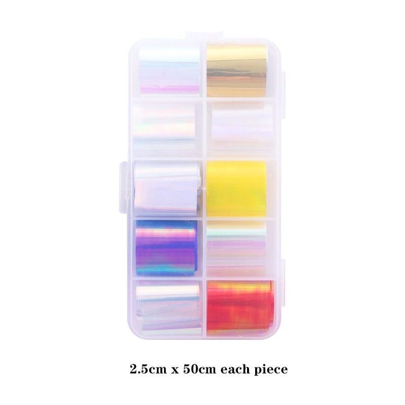 Leadigol Aurora Broken Glass Foils DIY Laser Cellophane Transfer Paper