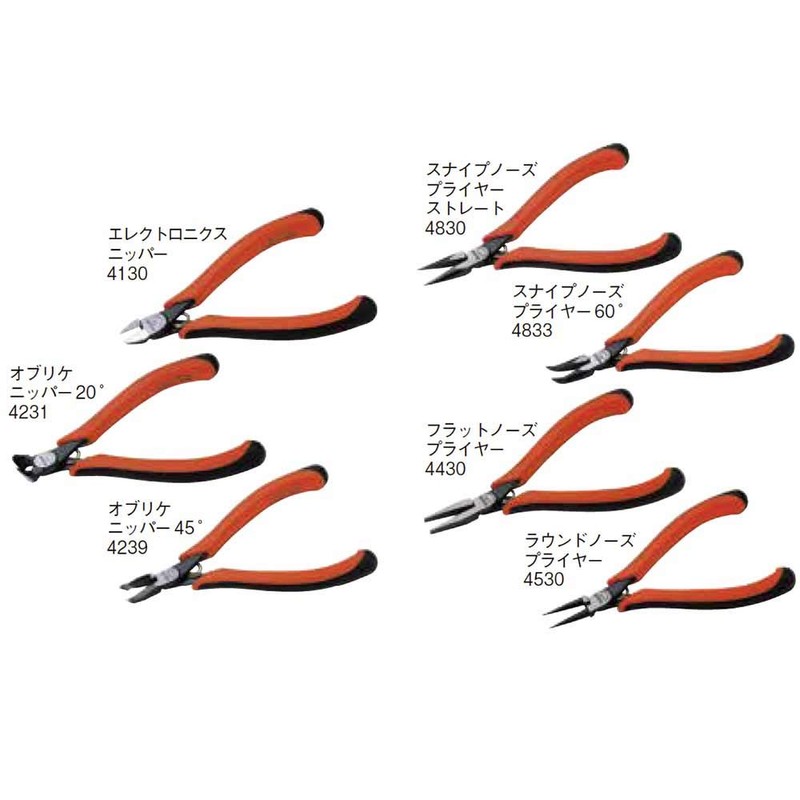 Bahco (ba-ko) Compact Ergonomic Cutters konpakutoerugo 120 mm 4131