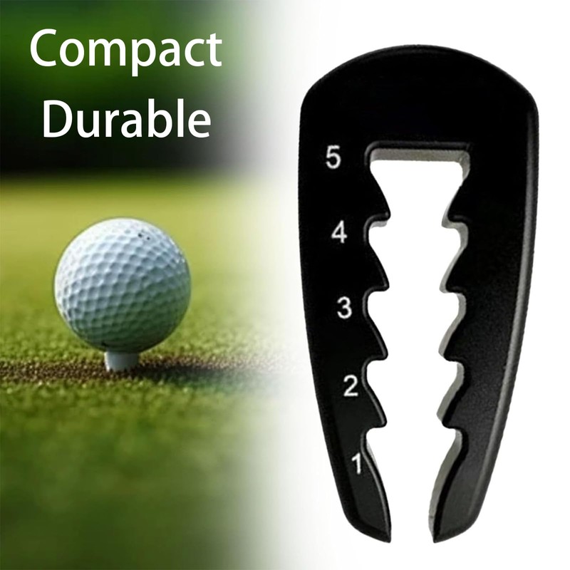 Crovakeu Adjustable Golf Tee Height Tool - Precision Tee Positioning