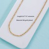 ASCOMY Dainty Gold Necklace for Women 14K Gold Plated Simple