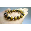 Gold Obsidian Bracelet Silver Obsidian Bracelet, Tiger Eye Bead Bracelet,
