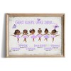 God Says You Are Christian Bible Verses - Rustic Purple