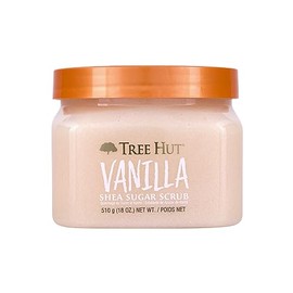 TREE HUT, Exfoliante Corporal de Azcar Natural con Manteca de Karit y Esencia de Vainilla, con Oro Coloidal, Exfolia e Hidrata la Piel, 510 gramos    