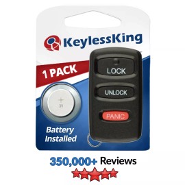 KeylessKing* Replacement Key Fob Remote for Mitsubishi Eclipse Endeavor OUCG8D-525M-A Panic