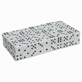 Wood Expressions WE Games Bulk Pack of Standard White Dice - 100