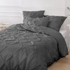 MH Home Pintuck Single Duvet Cover Set - 200 Thread