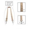 Crossbody Straps for Purses Silver Hardware Purse Strap Wide Shoulder