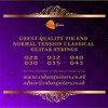 Classical Guitar Strings by Coban Guitars Premium PCG1 Classical Nylon