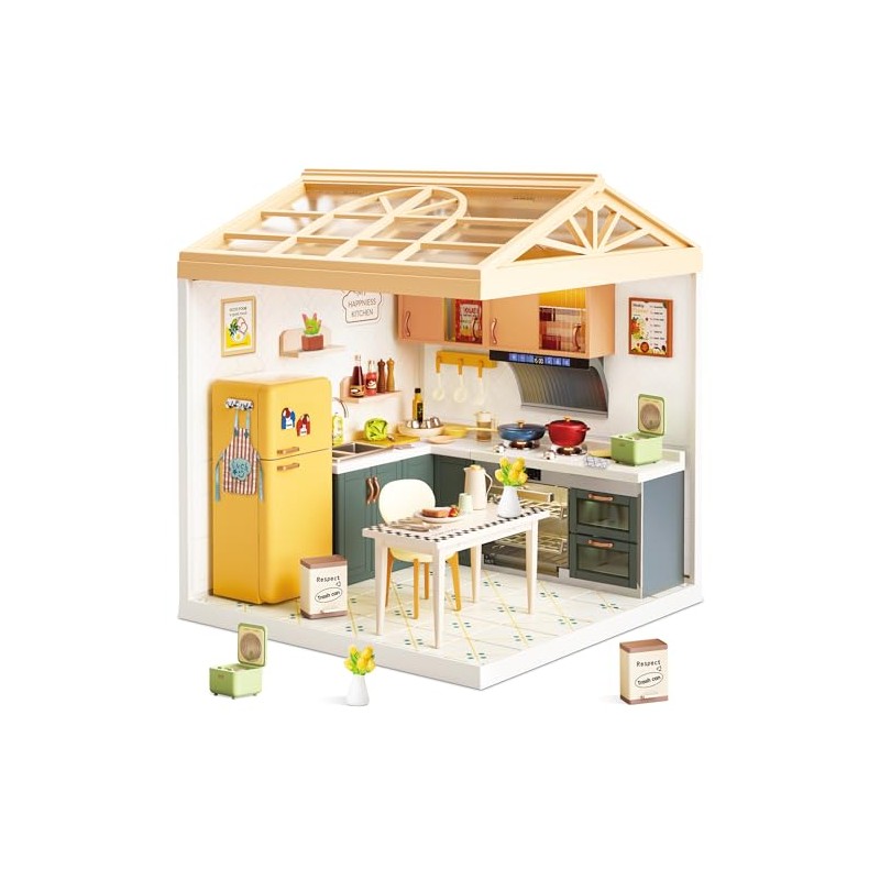 BeepZipp - Kit de cocina en miniatura de casa de