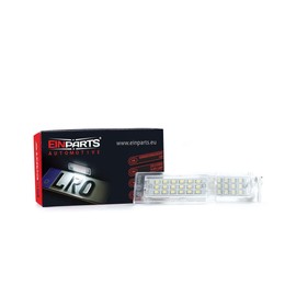EinParts License Plate Light EP37 Canbus 6000K Cold White for X5 E53 1999-2006 X3 E83 2003-2010 2 Pieces
