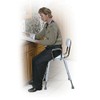 Drive Medical 12455 Adjustable Height Stool with Back and Arms