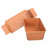 Meatloaf Pan professional Healthy Non-Stick Copper Coating 2-Piece With Removable