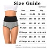 MISSWHO Plus Size High Waisted Cotton Womens Soft Postpartum Underwear