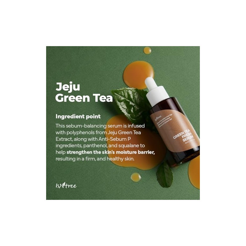 ISNTREE Suero Facial Green Tea Fresh Serum - Coreano con