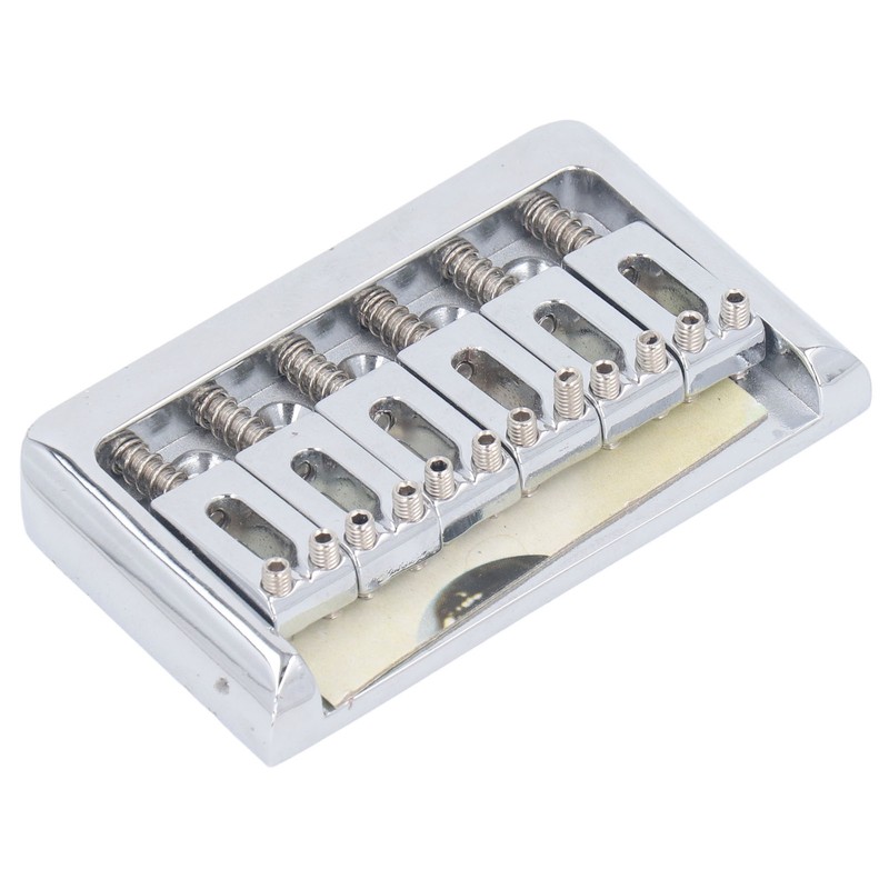 Hardtail Bridge with Saddles Metal 6 String Fixed Replacement for