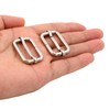 BIKICOCO hebilla metálica de ajuste deslizante tri-glides, 1 x 5/8