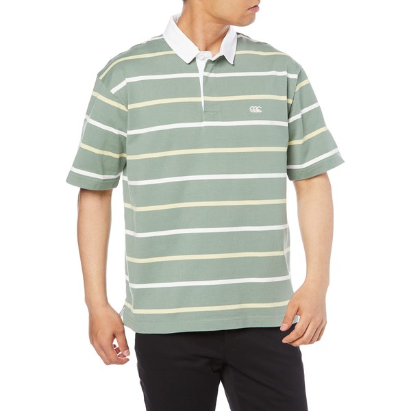 Canterbury Men's Shirt S/S STRIPE RUGBY JERSEY, 45