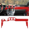 CheroCar for Mustang Center Console Dashboard Panel Trim Cover Kit