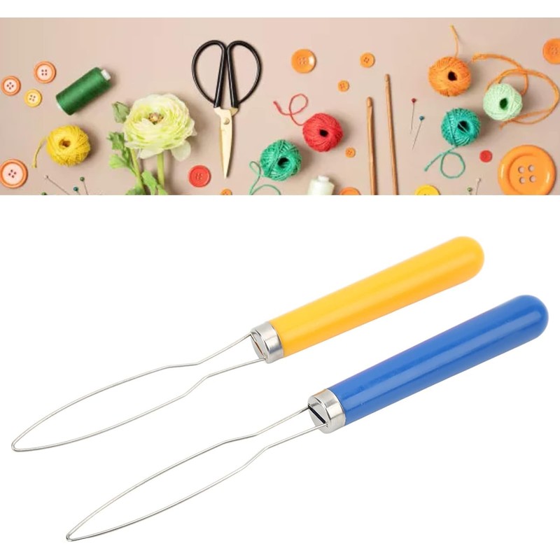 2 Pcs Button Hooks, One Hand Button Hook Helper,Stainless Steel