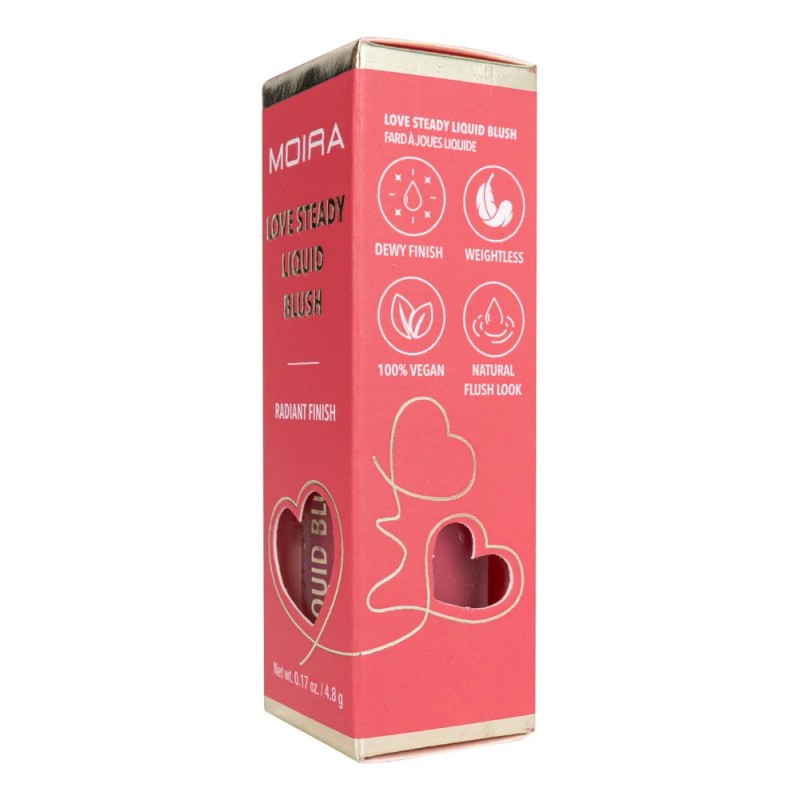Moira Rubor Líquido Love Steady Liquid Blush Biggest Fan