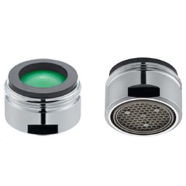 Schläfer 160016 M24 Water Saving 70% Neoperl Universal Aerator Tap Aerator M24, Perlator DL M24X1, Soft Jet Jet Class Z 7.5 Litres/Min, with Seal, Pack of 2