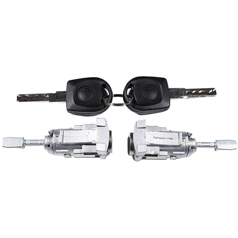 Front Left Right Door Lock Barrel Cylinder with 2 Keys