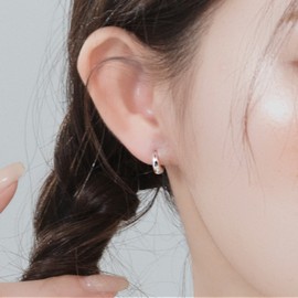 Gold&Deer 14K GF Mini Bold Water Drop One-Touch Earrings Yellow Gold / 골드앤디어 14K GF 미니 볼드 물방울 원터치 귀걸이 옐로우골드