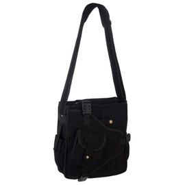 Eyecatch Womens Premium Canvas Cross Body Shoulder Bag Travel Messenger School Office Ladies Girls Multi Handbag