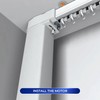 Osprey Smart Curtain Track, 70.8inch/1.8m - 129.9inch/3.3m, Remote Control &