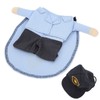 Pet Mail Carrier Costume Soft Funny Costumes Pet Suit with
