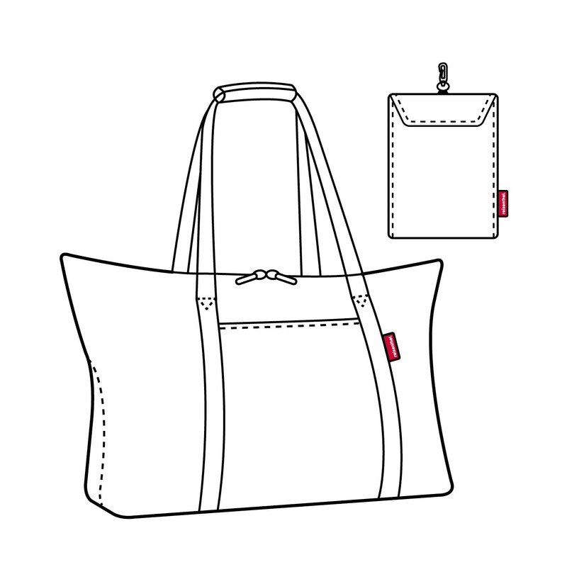 reisenthel Mini Maxi Travel Bag Drak Blue Foldable Travel Bag,