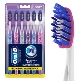 Oral-B Oral-B 3D White Pro-Flex Toothbrushes, Soft, 6 Count