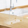 QWORK® Acrylic Paper Towel Holder, Paper Towel Dispenser Transparent Paper