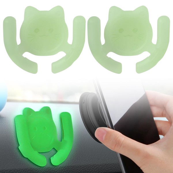 HOMEFOX Multi-Surface Holder Car Mount 2 Pack Compatible for Popsocket