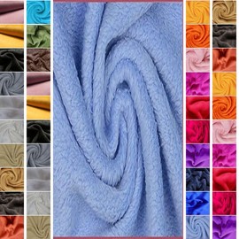 StoffBook blue SOFT FLEECE FABRIC WELLNESS MATERIAL, d212