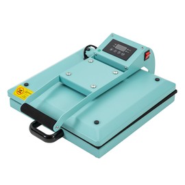 Heat Press Machine, 15x15 Professional Heat Transfer Press, 1400W Portable Heat Press with 0-400°F Digital Temp Control for T Shirts Bags Pillows